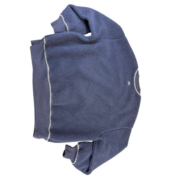 J.W. Anderson Uniqlo Japan Blue Fleece Pullover Sweatshirt Women’s XL Cozy - Picture 4 of 9
